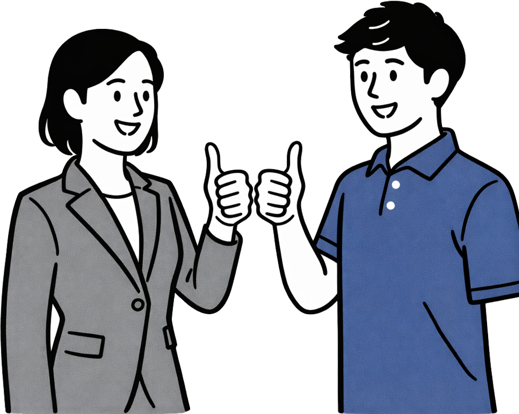 チームワークのイラスト